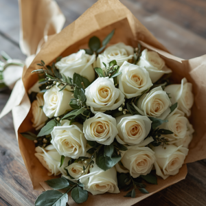 White Rose Bouquet